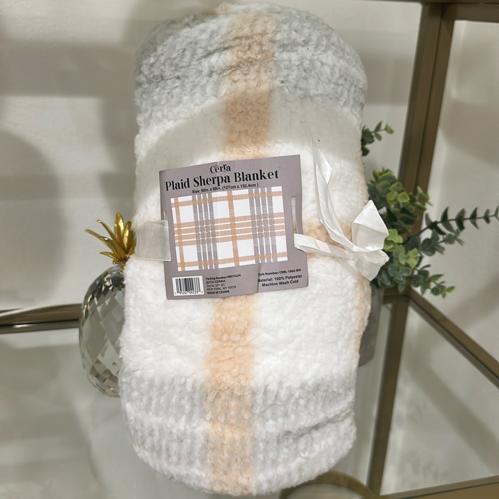 Plaid Shepra Blanket